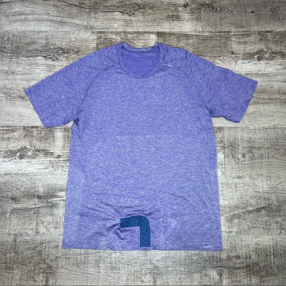 lululemon athletica Other - Lululemon Metal Vent Tech Mens Size Large Purple T Shirt FLAW*